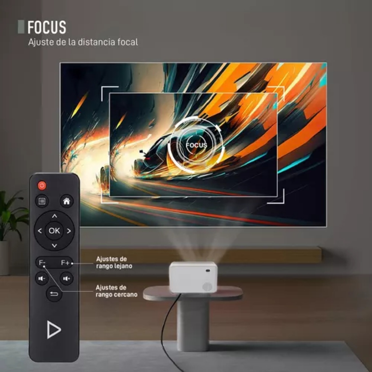 Proyector Chowa 4k Hd Android Wifi 170lm Ansi