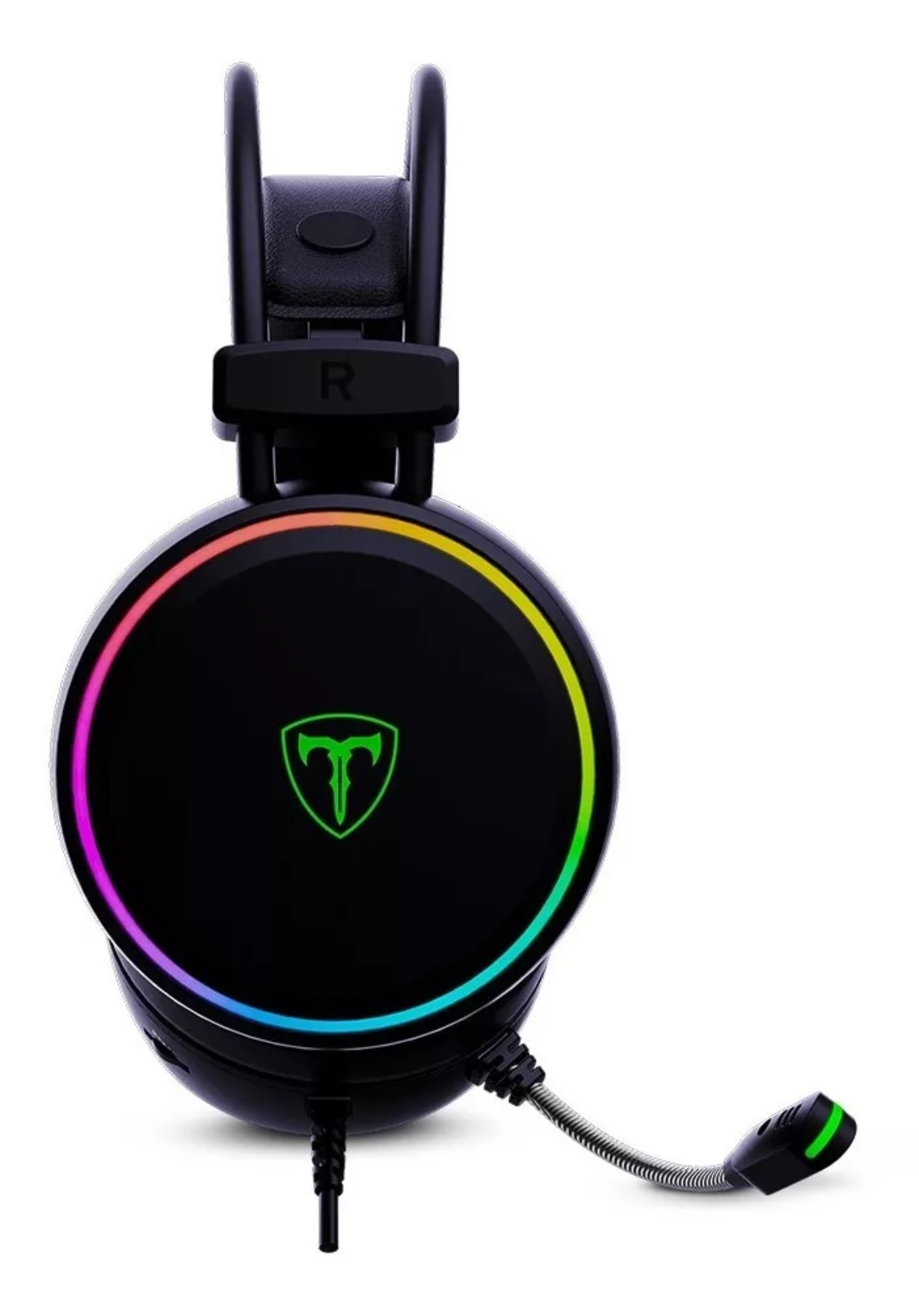 Headset Gamer T-dagger Sona Rgb T-rgh304 - Black- Sonido 7.1.