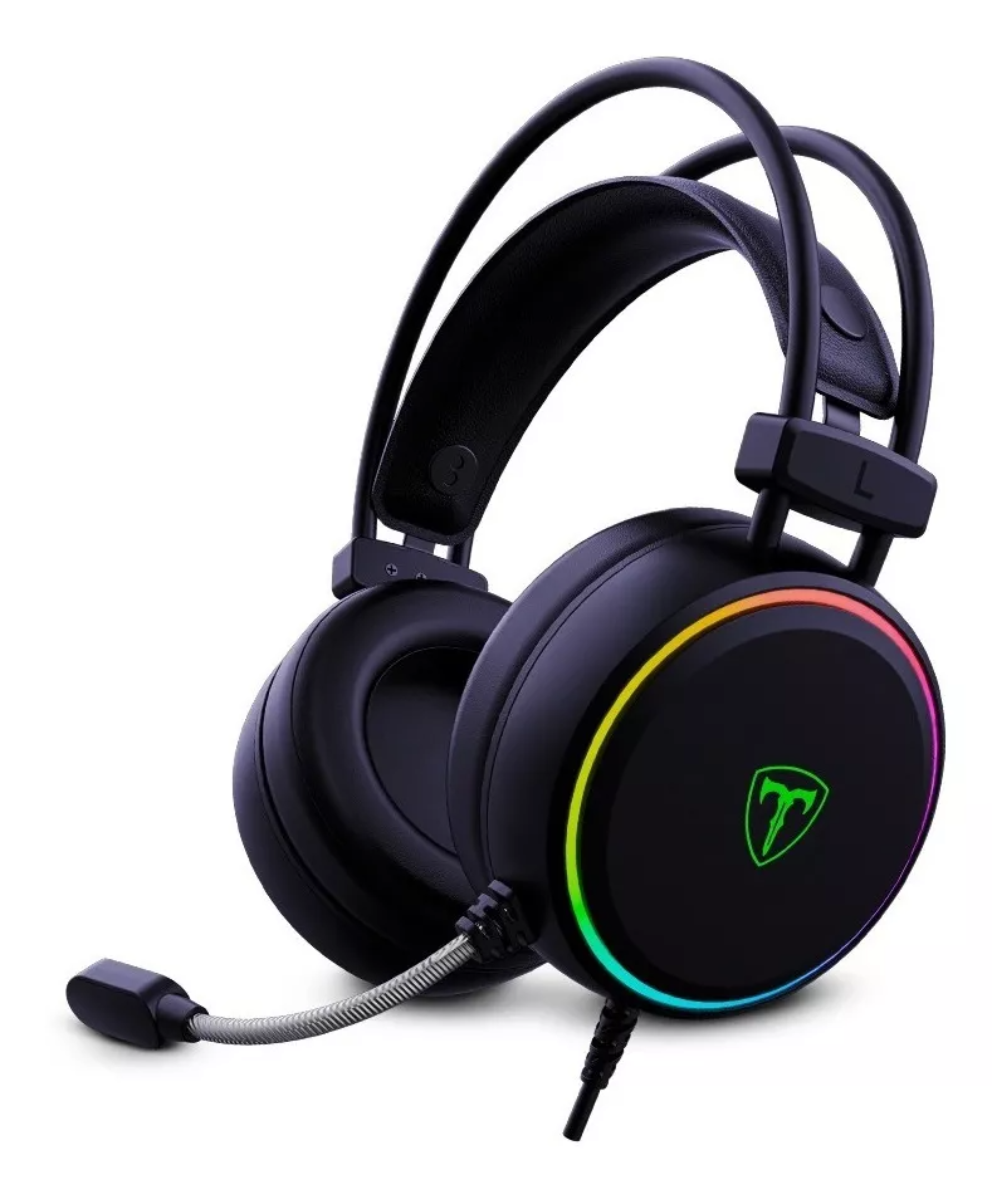 Headset Gamer T-dagger Sona Rgb T-rgh304 - Black- Sonido 7.1.