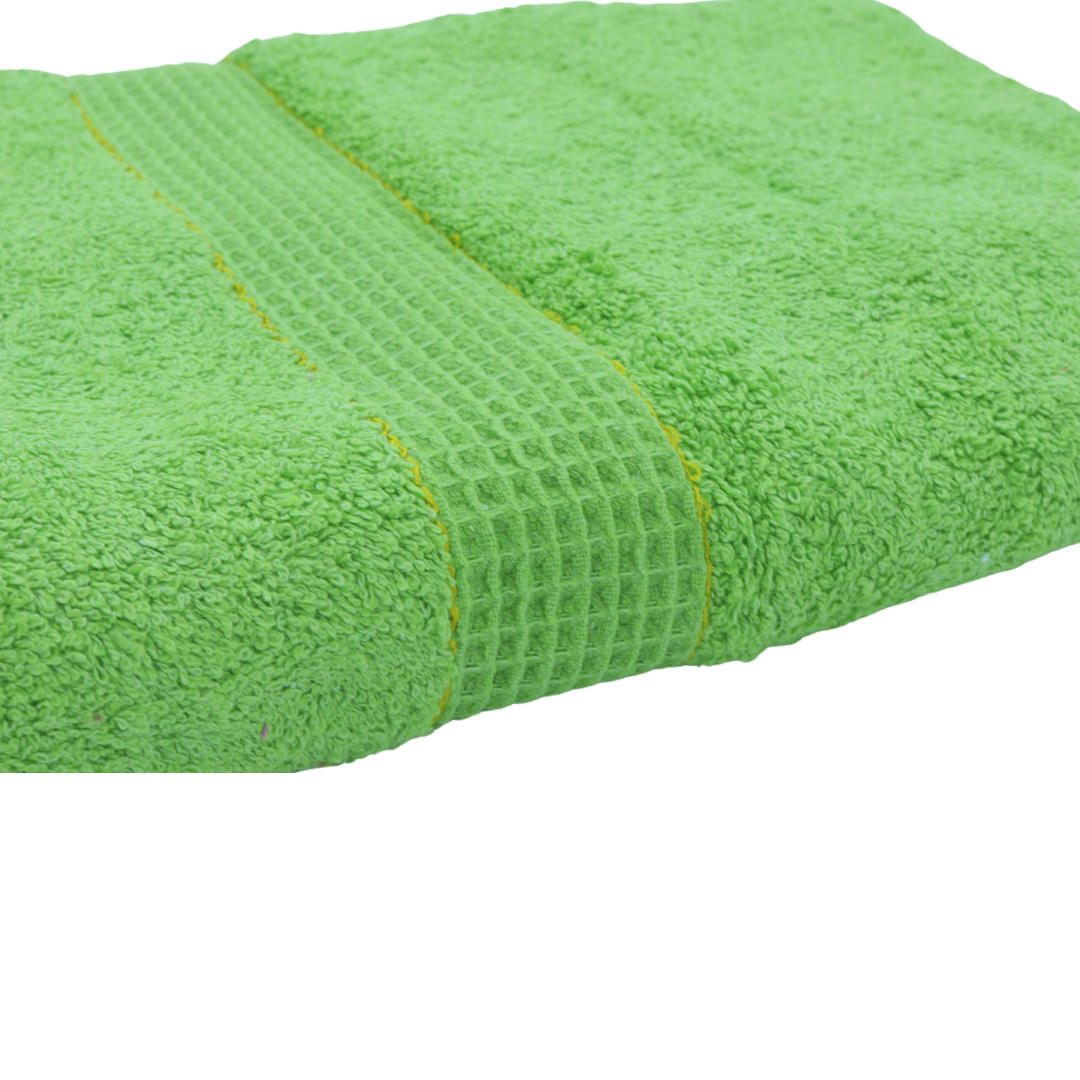 Toallas de baño Grandes de algodón 80%, Juego de 5 Toallas, 600 Gramos por Metro Cuadrado, Colores Vibrantes Secado rápido y superabosrbentes (Cuadros).