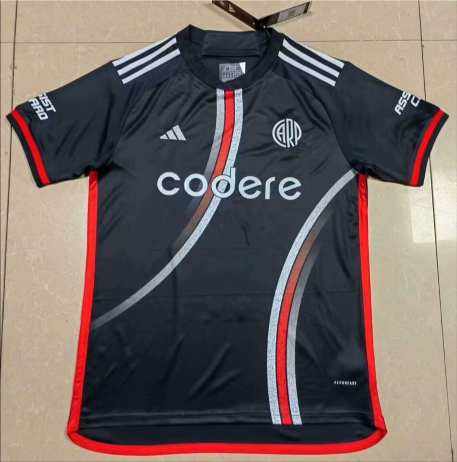 Nuevo! Jersey River Plate 2024/2025 Argentina Black Negro Talla S.