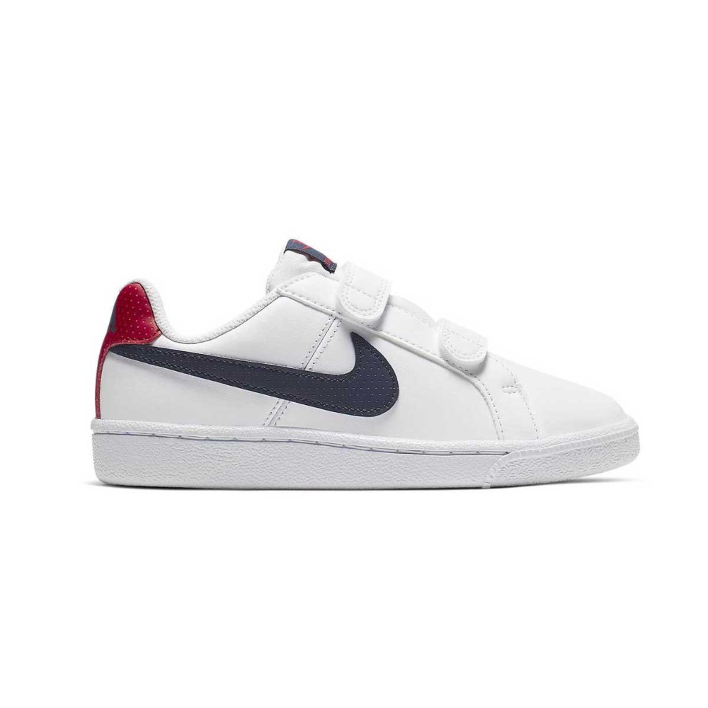 Tenis Nike Court Royale PSV Blanco Negro para Ninos 833536 107