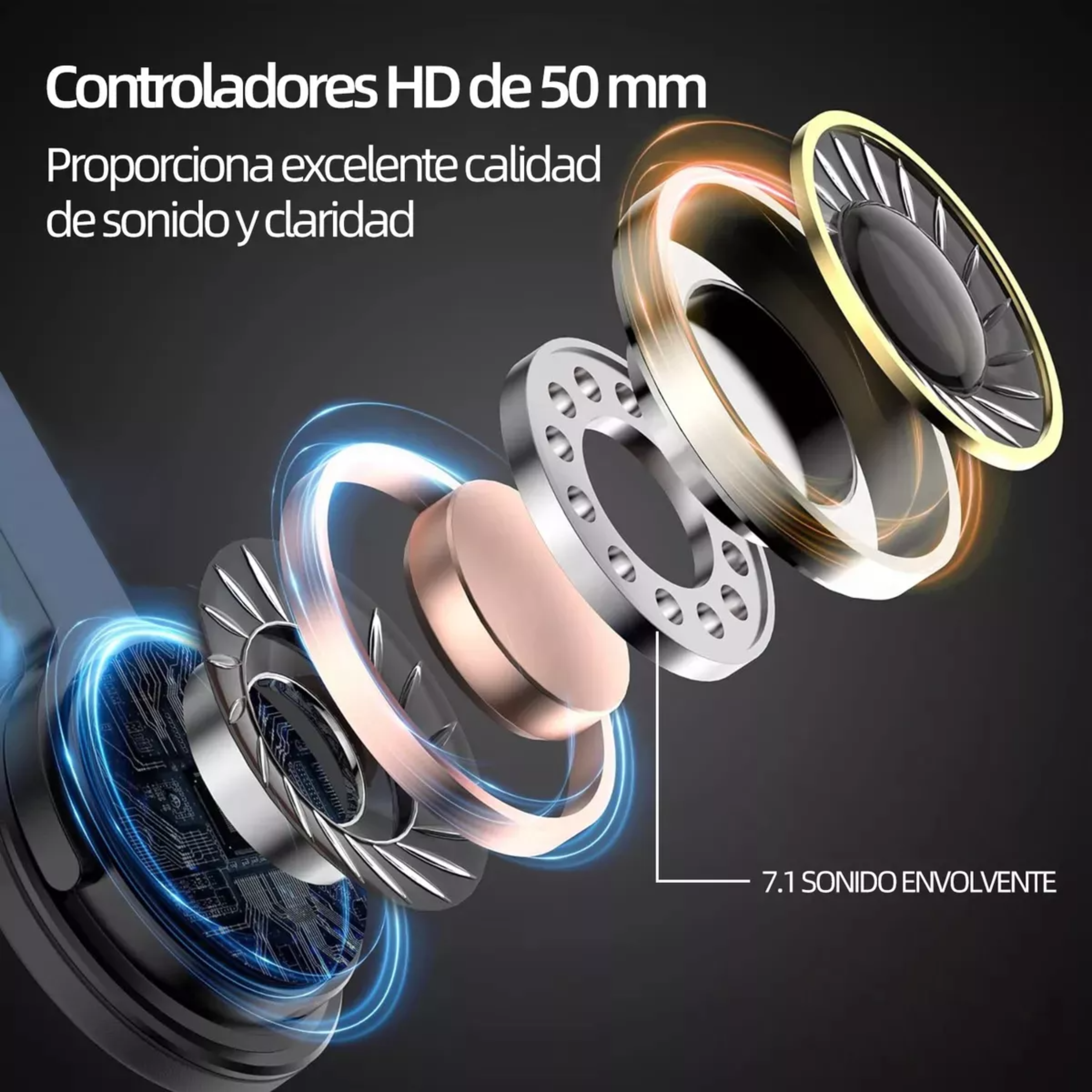 Audífonos Gamer KRIOS K7 Diadema Gaming Headset Gamer Con Microfono Led Rgb Para Xbox Pc Ps4 Color Negro.