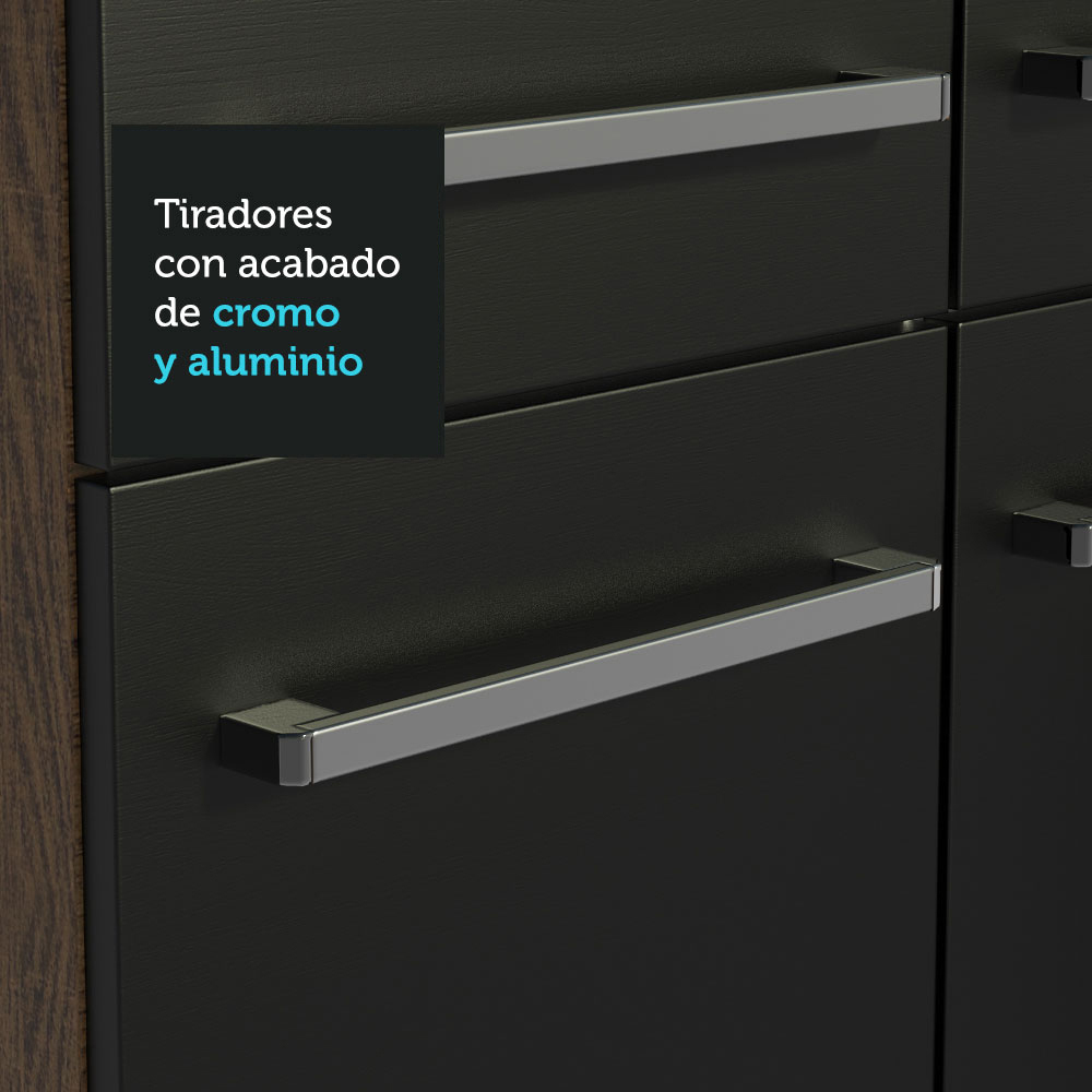 Mueble de Cocina Compacto 229cm Emilly Pop Madesa 02