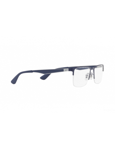 Lentes de sol Ray ban Oftalmico RB6335 2947 Square Shape Azul Plateado