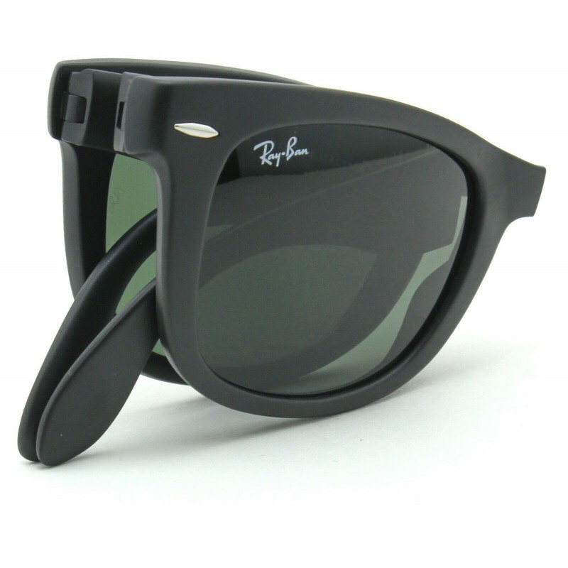 Lentes de sol Ray Ban Rb4105 601 Wayfarer Folding Negro Grande 54-18
