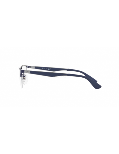 Lentes de sol Ray ban Oftalmico RB6335 2947 Square Shape Azul Plateado