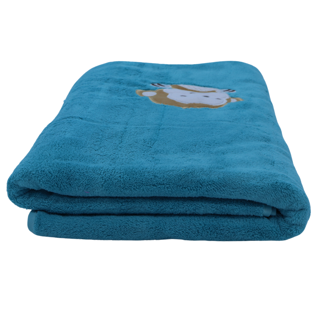 Juego de 3 Toallas de Baño Niño, 70 * 140cm Toalla de Baño para Bebe Microfibra, Suave y Absorbente Toalla de Baño para Manta, para Niños Pequeños,Toalla (Morado Verde y Azul).