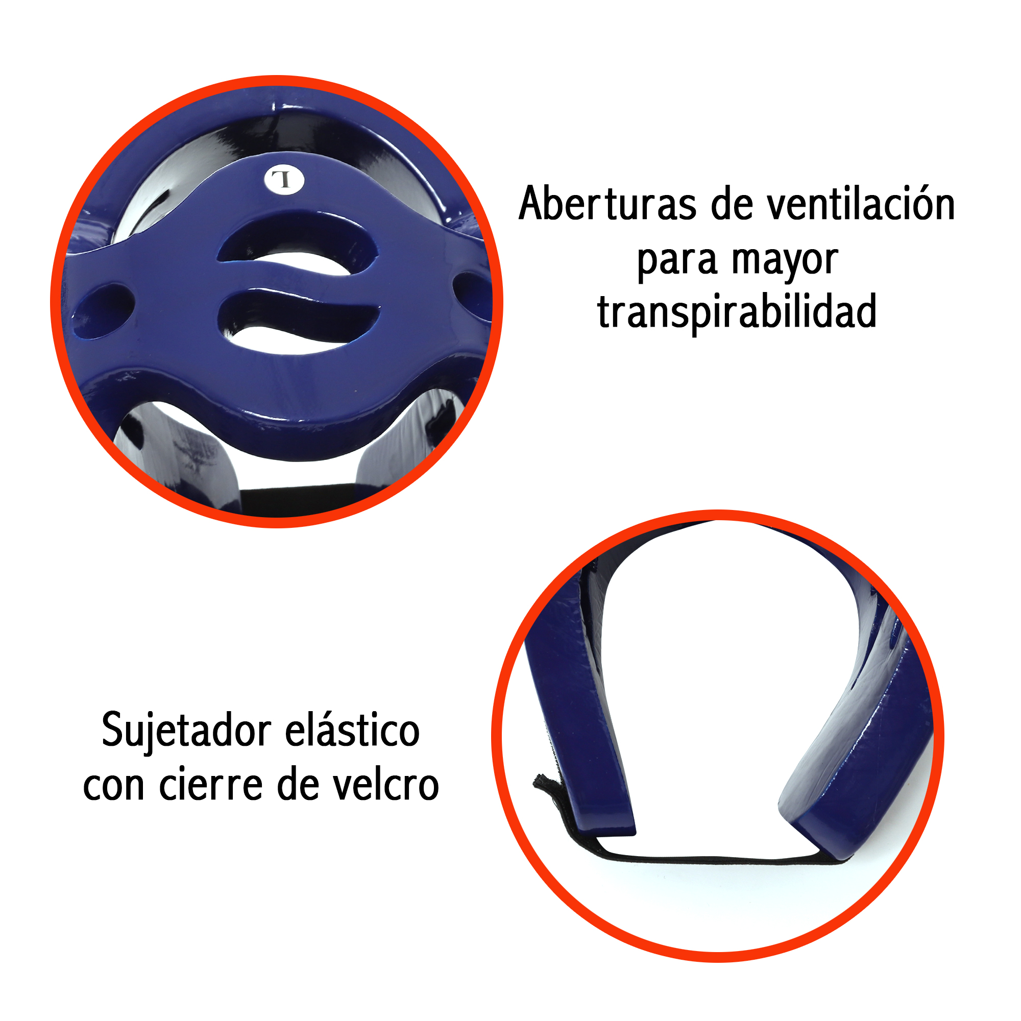 Casco Careta Abierto Taekwondo Box Ajustable Pomulo Protector Azul Chica Small.