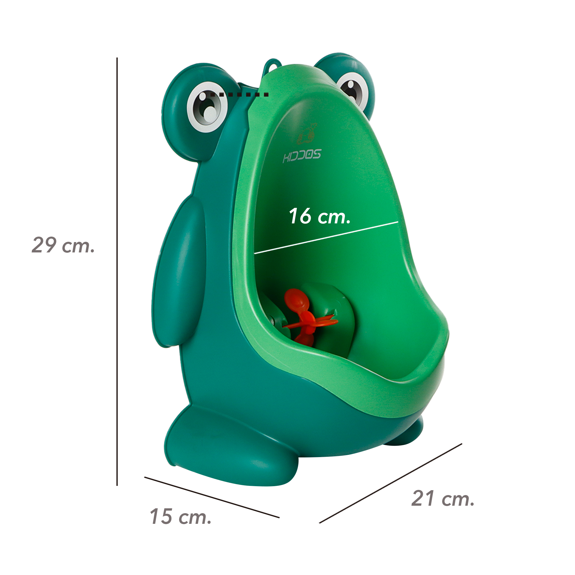 Mingitorio Baño Entrenador Infantil Orinal Para Niño Bebe VERDE.