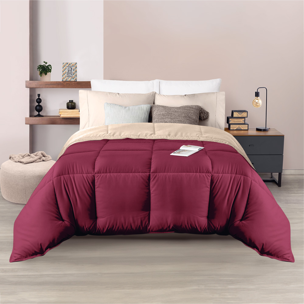 Edredón Duvet con Relleno King Size Vino Dos Vistas Merida.