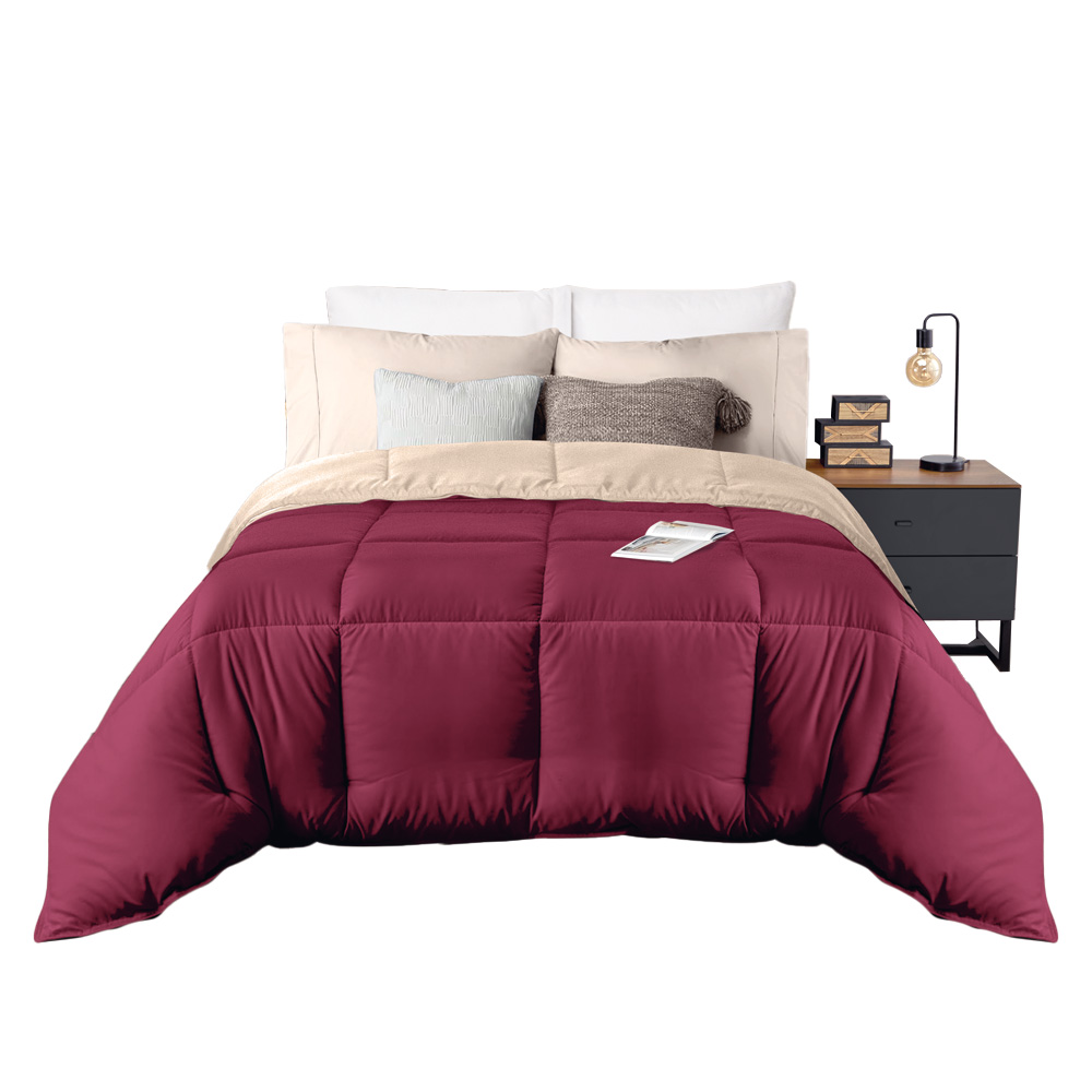 Edredón Duvet con Relleno King Size Vino Dos Vistas Merida.