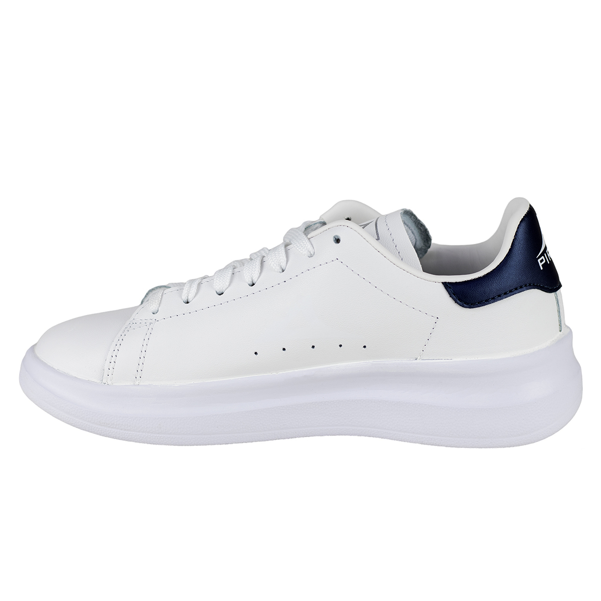 Tenis Blanco Para Mujer De Piel Pirma Clasicos 5504 Choclo.