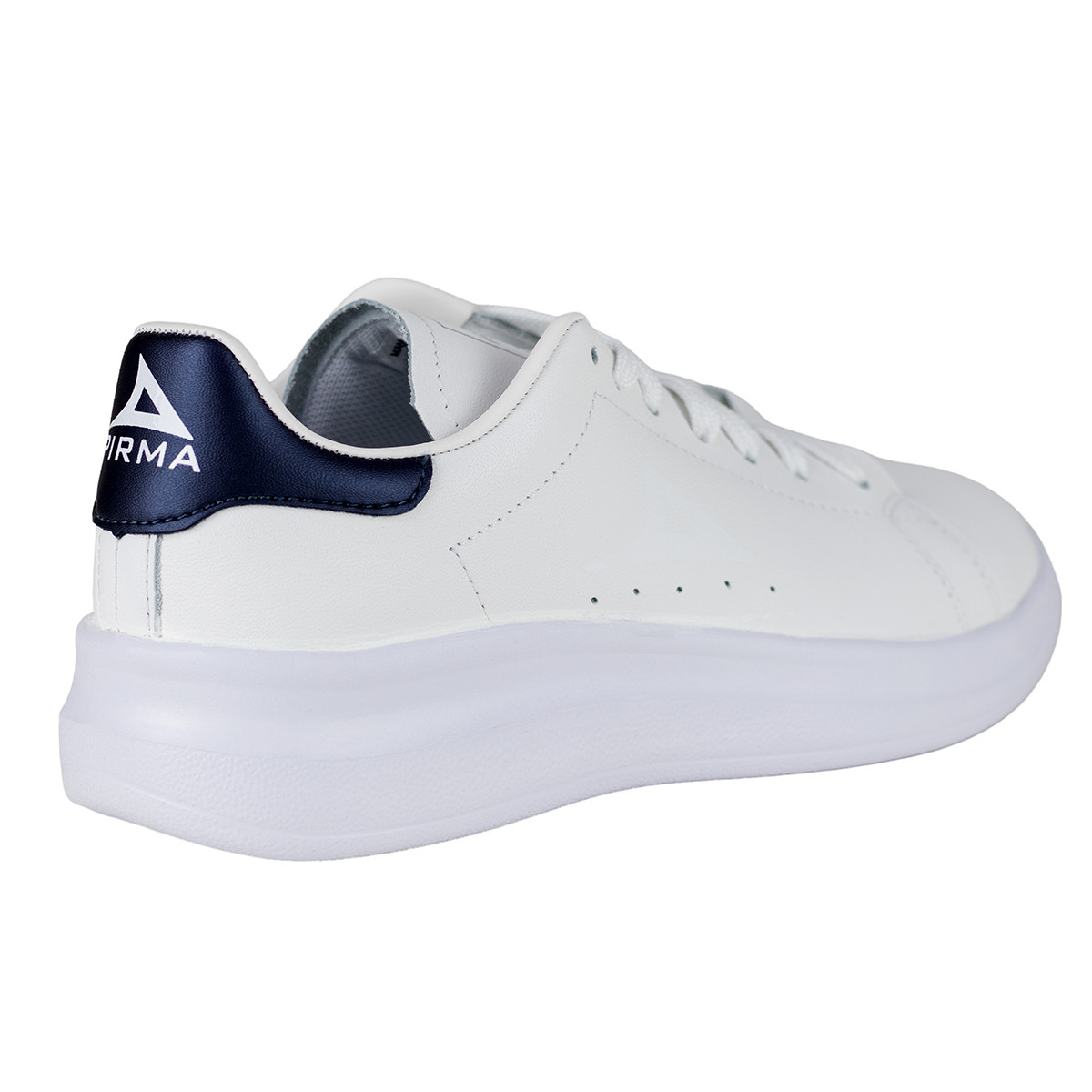 Tenis Blanco Para Mujer De Piel Pirma Clasicos 5504 Choclo.