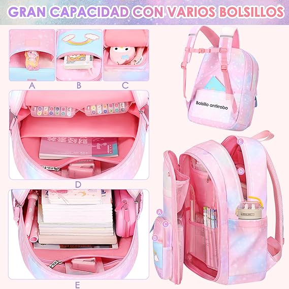 Mochila cole fashion niña 7 años