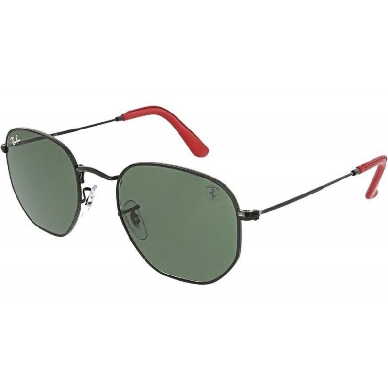 Lentes de sol Ray Ban Rb3548nm F00931 Hexagonal Scuderia Ferrari Negro G15
