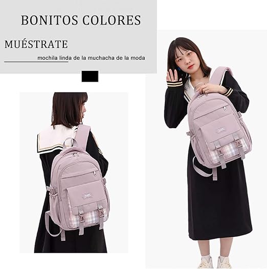 A Maxgeen Mochilas Escolares para Ninas de Primaria Mochilas para Ninas de Secundaria Mochilas para Adolescentes