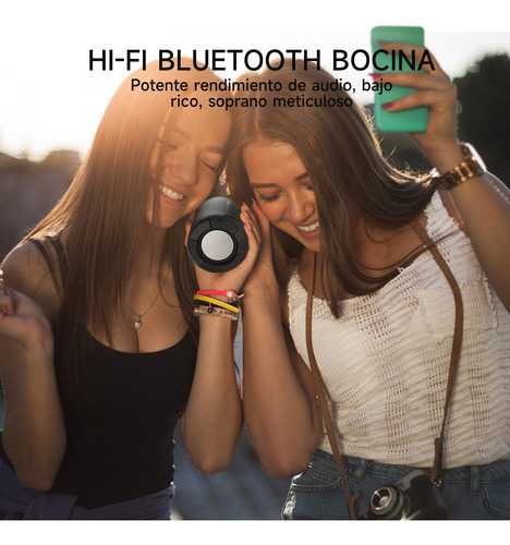 1hora Mini Bocina Portátil Bluetooth Inalámbrica Altavoz Sd