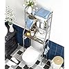 A Komfort Repisa de Baño de Acero Inoxidable | 3 Niveles | Acero Inoxidable con capa exterior cromado para baño.