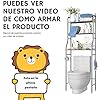 A Komfort Repisa de Baño de Acero Inoxidable | 3 Niveles | Acero Inoxidable con capa exterior cromado para baño.