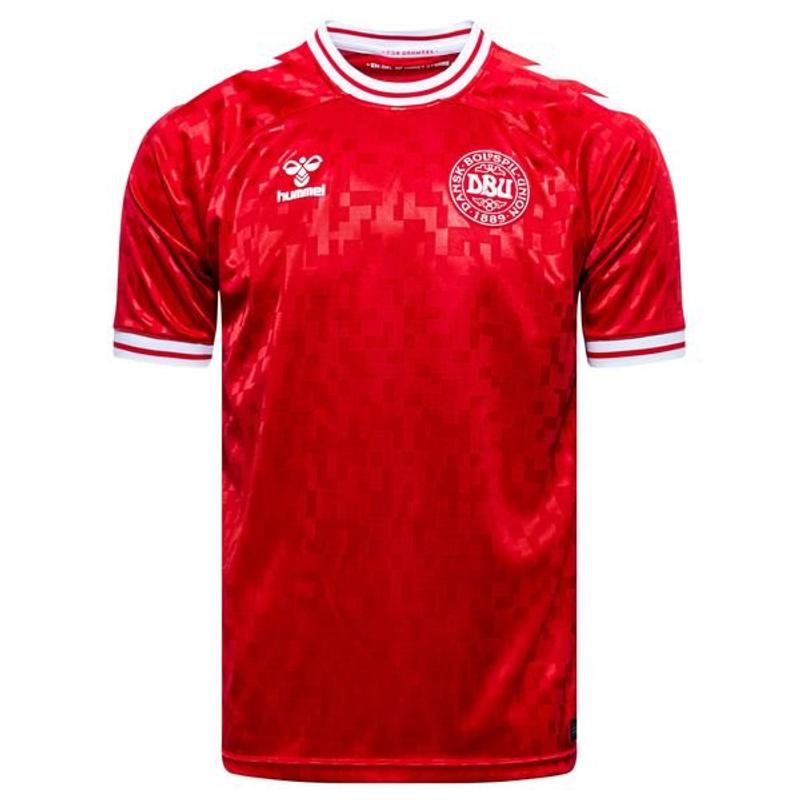 Nuevo! Jersey Dinamarca Eurocopa 2024/2025 Titular Roja Local Talla M.