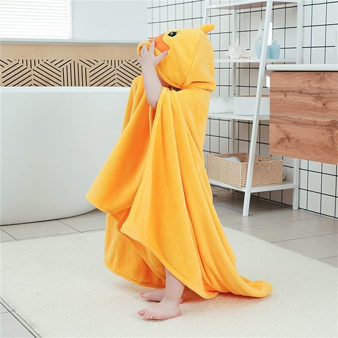 A CXJYSD Toalla De Baño con Capucha para Niños,Toalla Absorbente ...