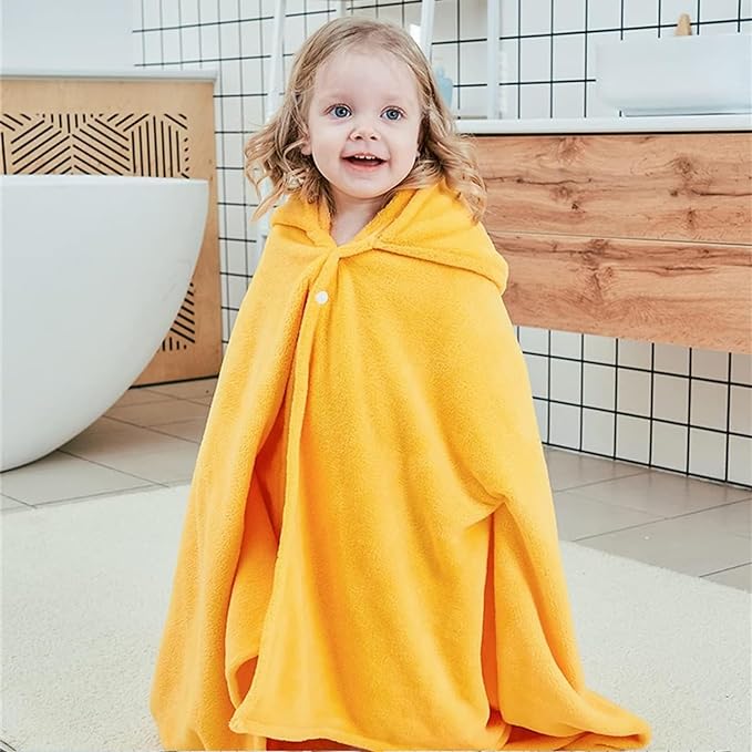A CXJYSD Toalla De Baño con Capucha para Niños,Toalla Absorbente ...