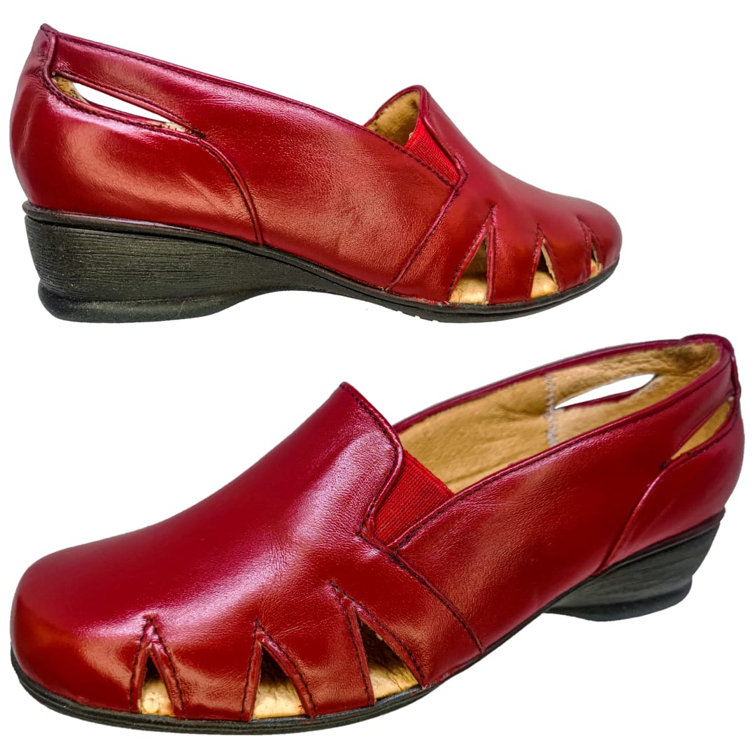 Calzado Tipo Huarache Para Pie Delicado Borrego Para Dama Color Negro.