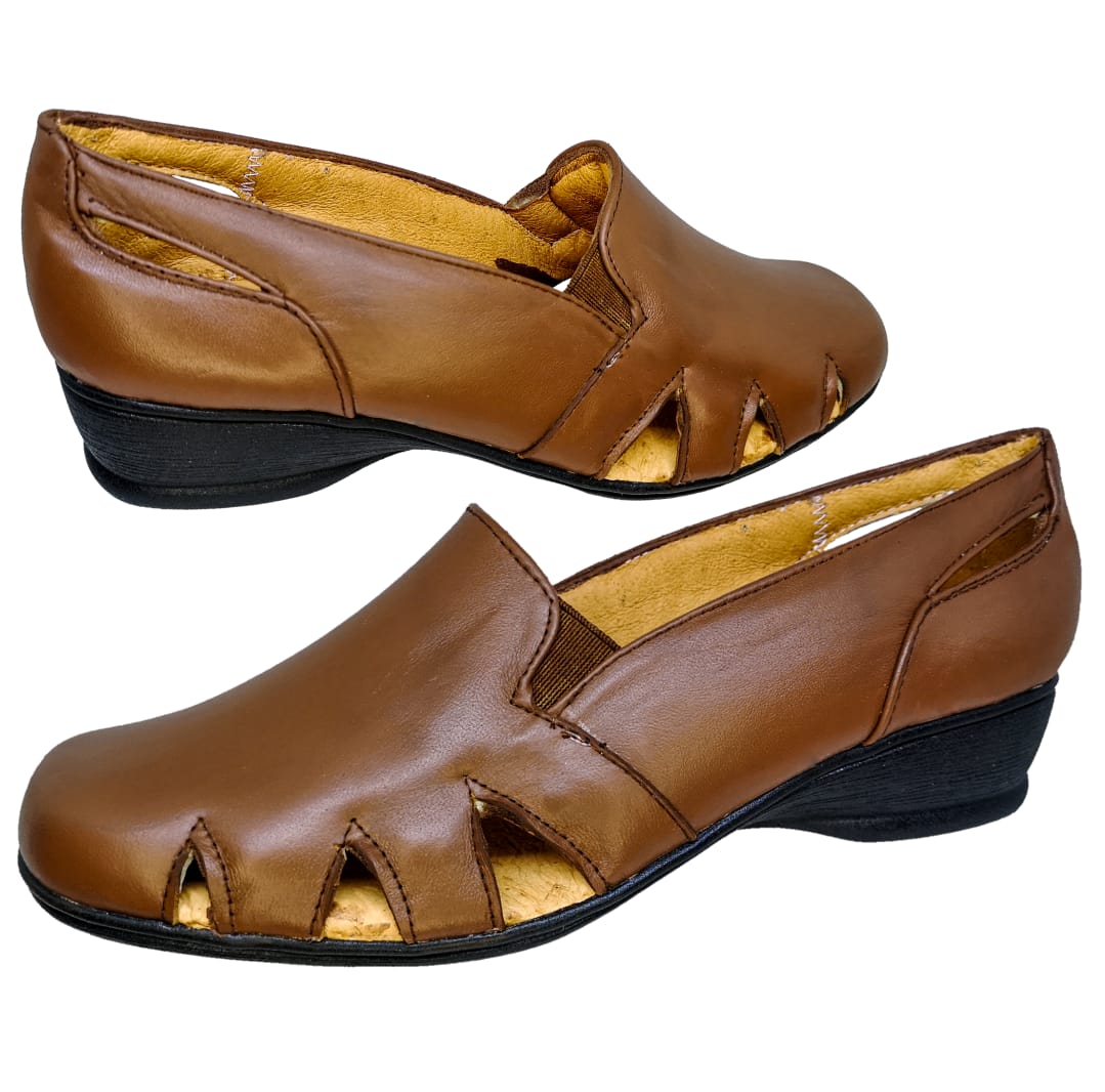 Calzado Tipo Huarache Para Pie Delicado Borrego Para Dama Color Negro.