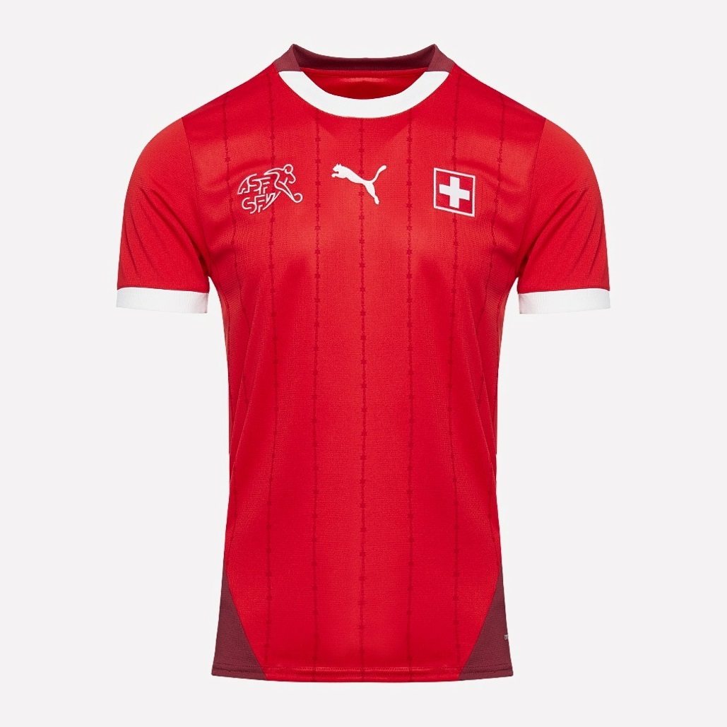 Nuevo! Jersey Suiza Eurocopa 2024/2025 Titular Local Roja Talla L.