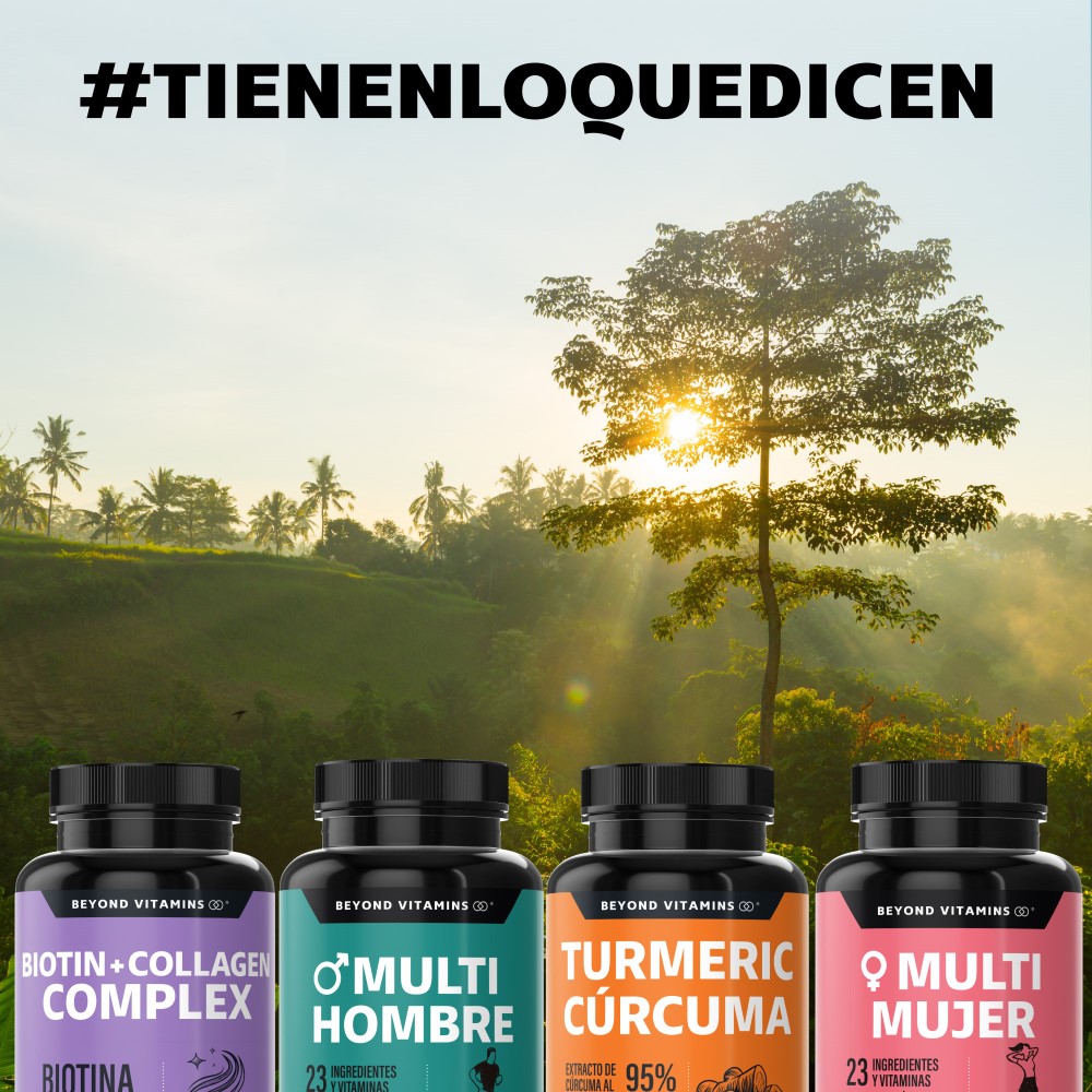 Suplemento Alimenticio Extracto Premium Shilajit y Raíz de Cúrcuma Beyond Vitamins 60 cápsulas
