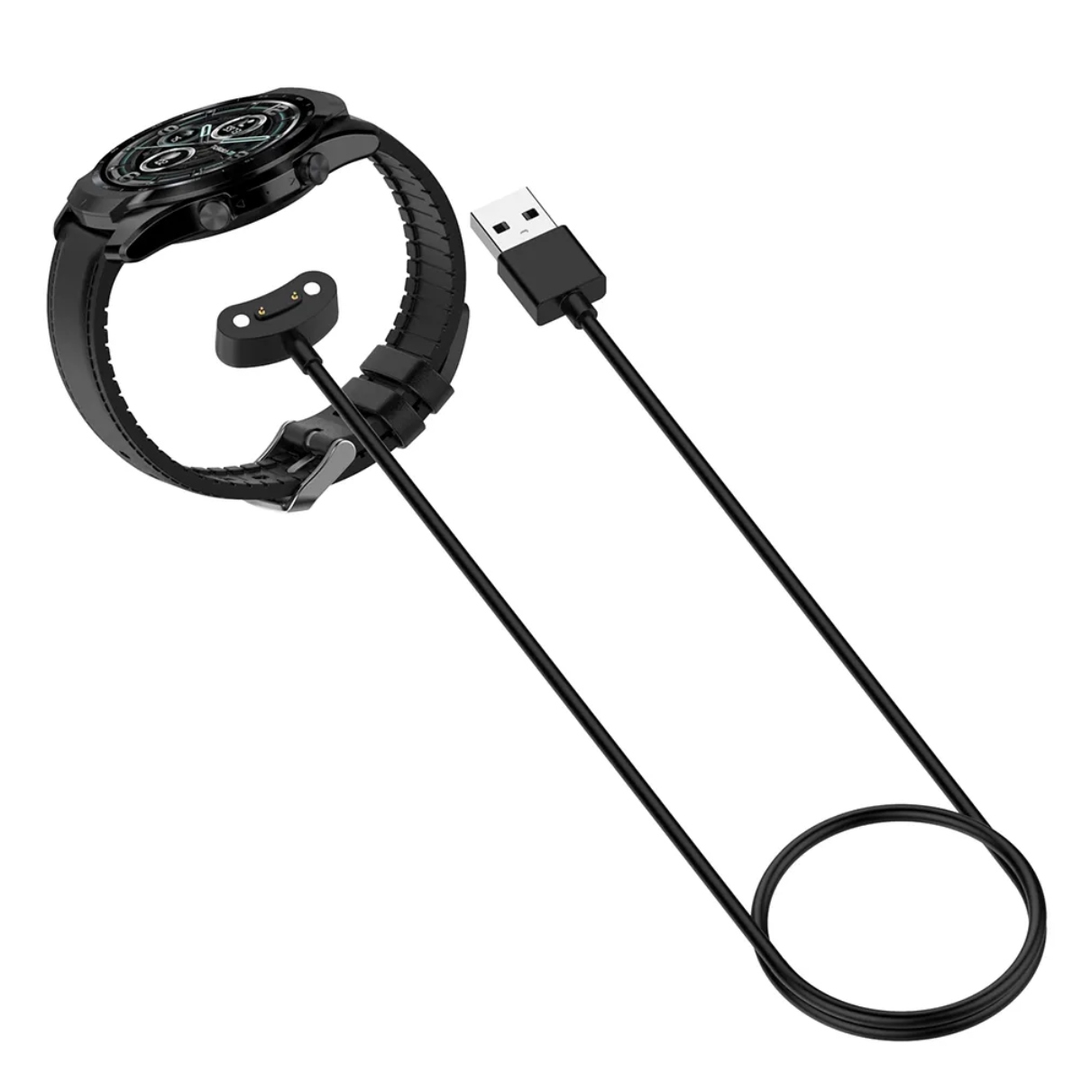 Cargador USB para Reloj Inteligente Compatible Con Ticwatch 1 m