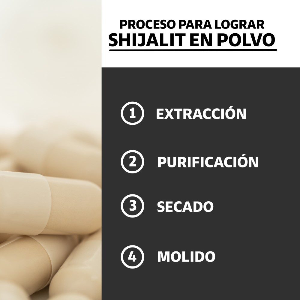 Suplemento Alimenticio Extracto Premium Shilajit y Raíz de Cúrcuma Beyond Vitamins 60 cápsulas