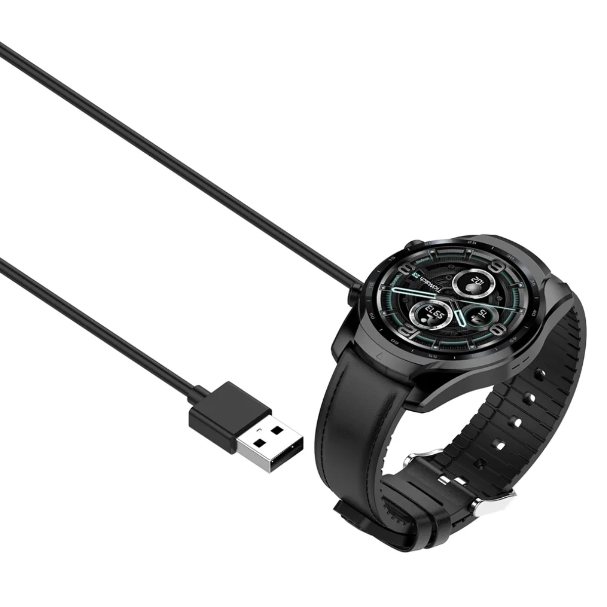 Cargador USB para Reloj Inteligente Compatible Con Ticwatch 1 m