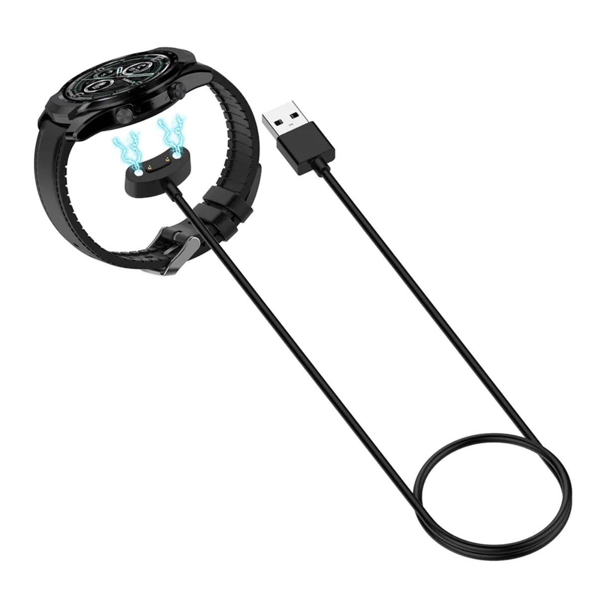 Cargador USB para Reloj Inteligente Compatible Con Ticwatch 1 m