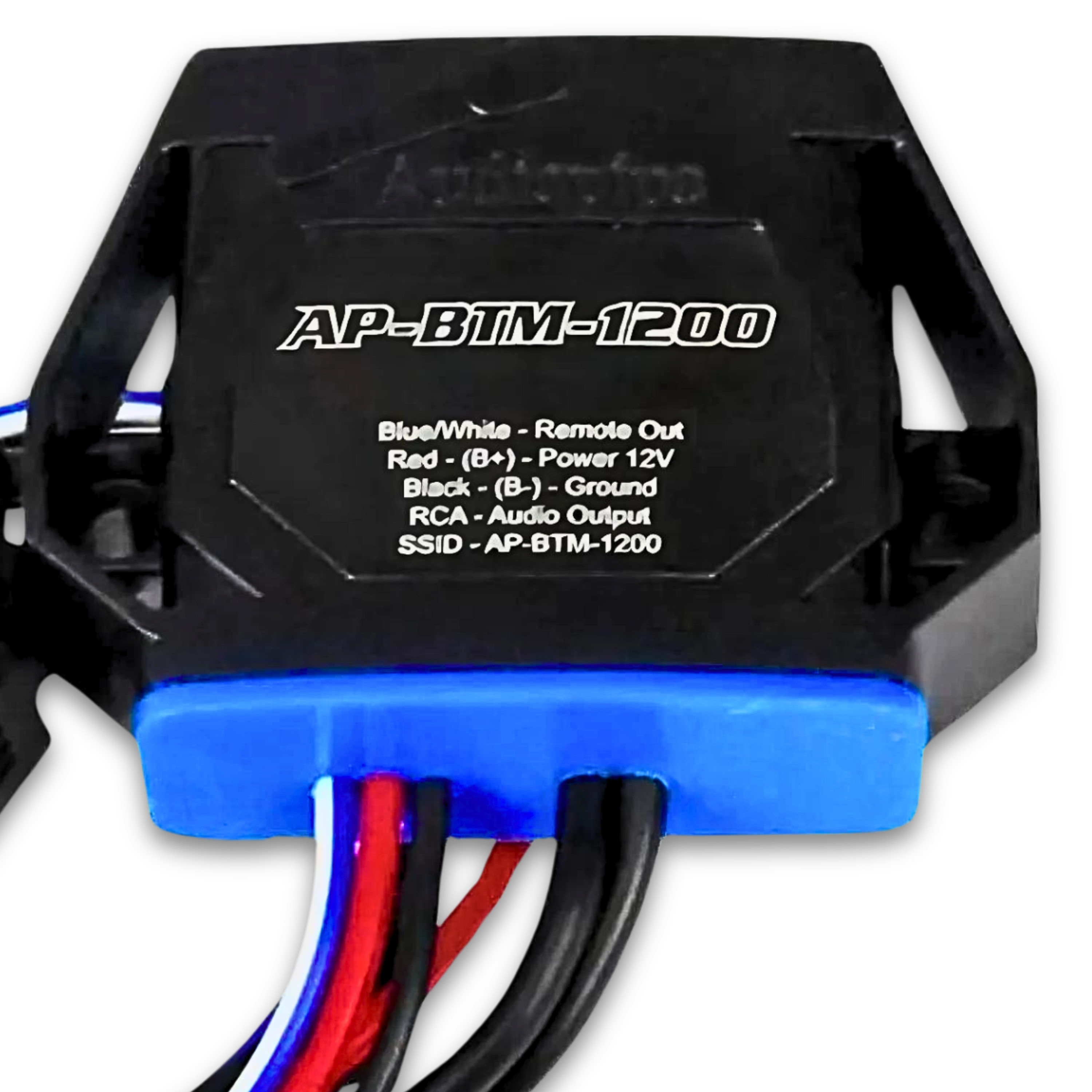 Receptor Bluetooth Audiopipe APBTM1200: Resistente al Agua, RCA.