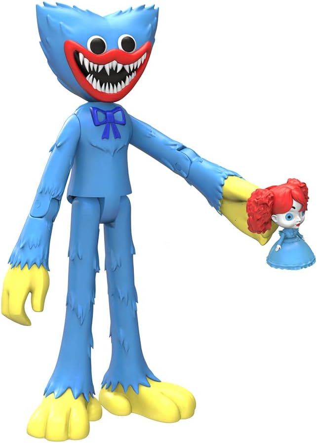 Figura Poppy Playtime Scary Huggy Wuggy Colección