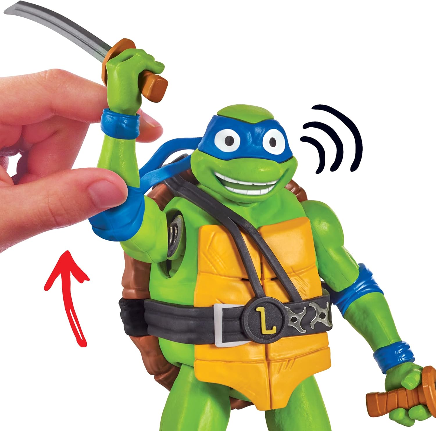 Figura Teenage Mutant Ninja Turtles Leonardo Deluxe Colección