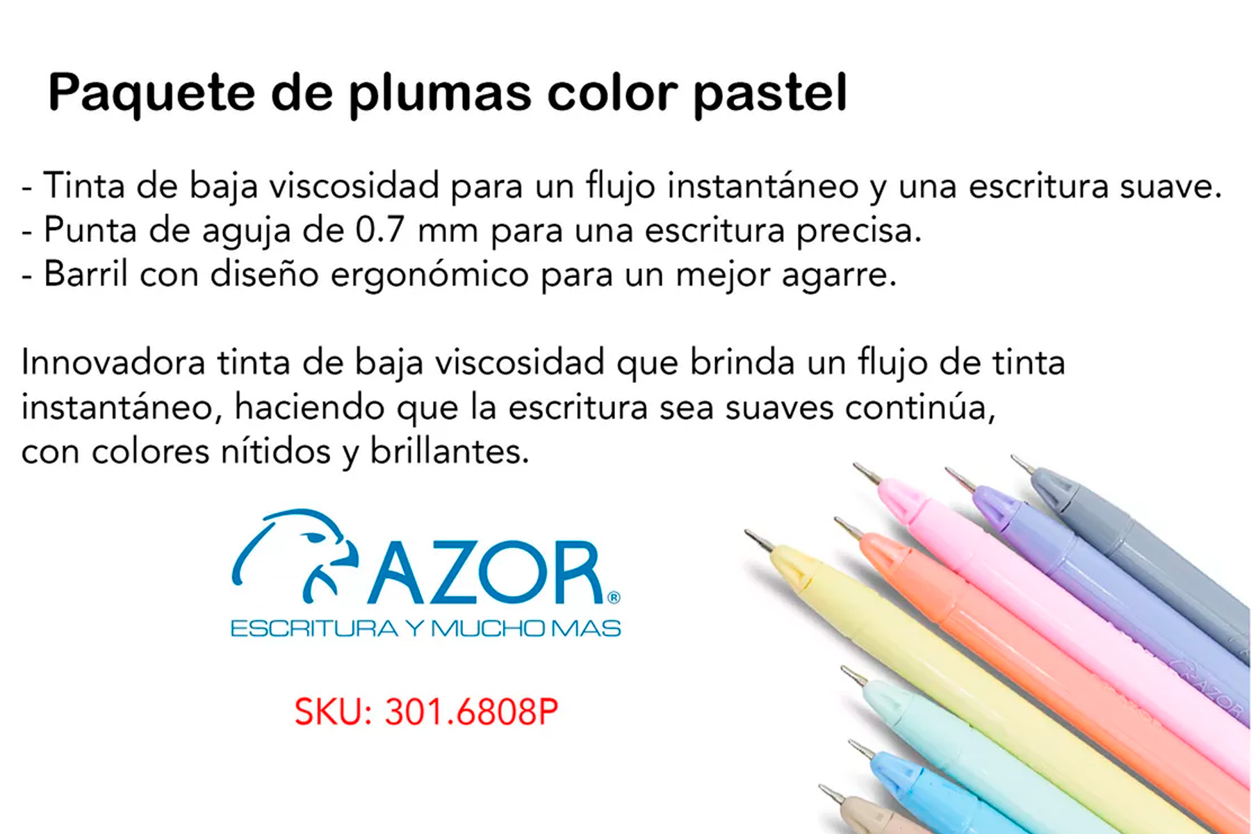 Plumas Pastel Boligrafos Dibujo Escritura Escolares Surtidas.