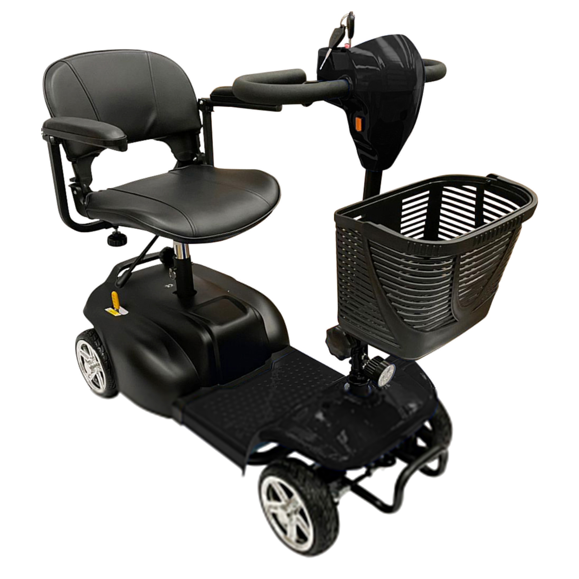 Scooter Infinity Plegable Recargable Silla Ruedas Eléctrica Color Full Black.