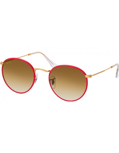 Lentes de sol Ray Ban RB3447JM 9196/51 Round Metal Full Color Rojo