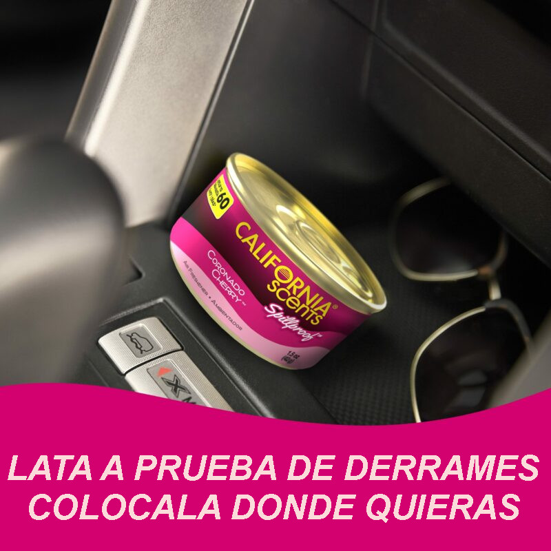 Aromatizante Auto California Scents Cherry corcho 60 días.