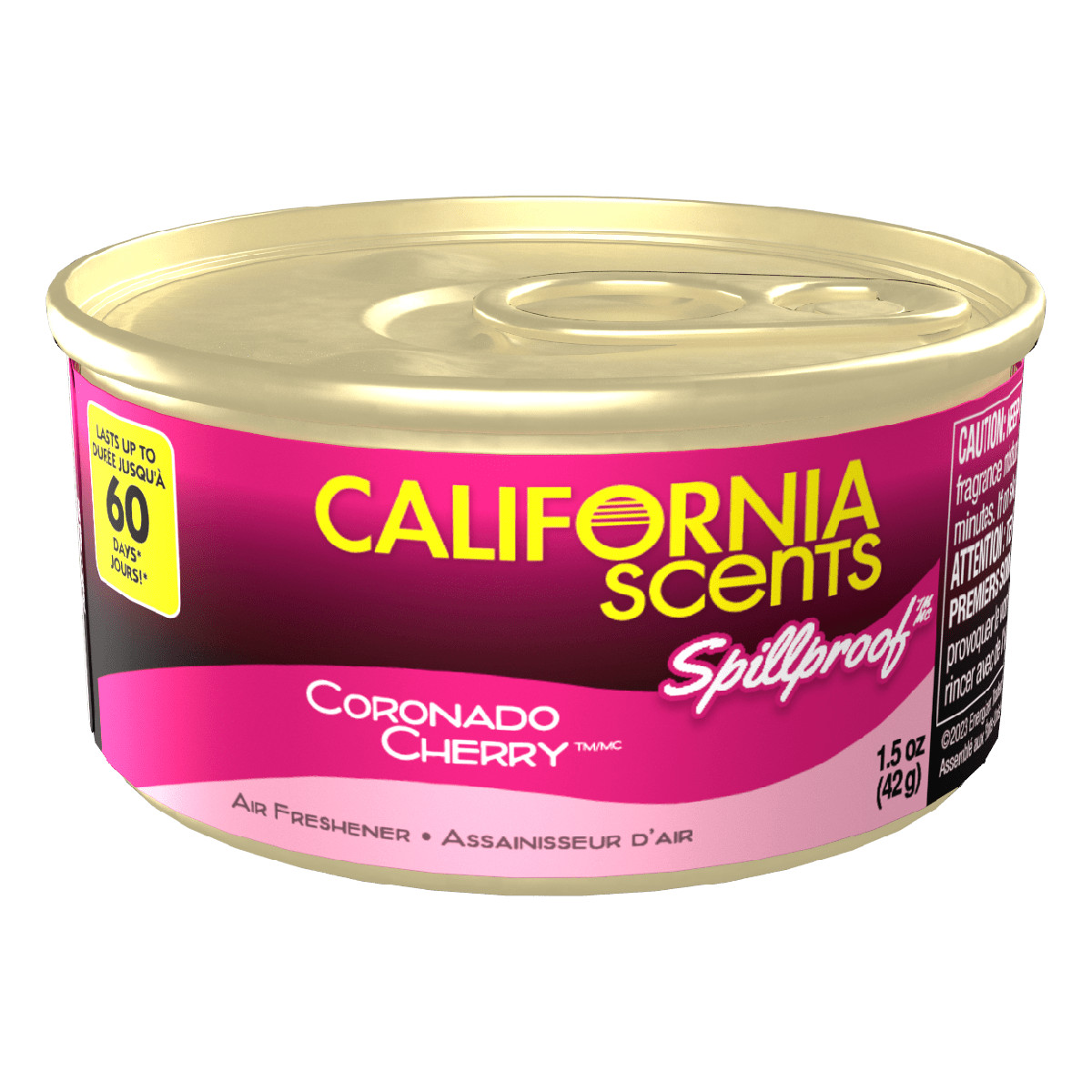 Aromatizante Auto California Scents Cherry corcho 60 días.