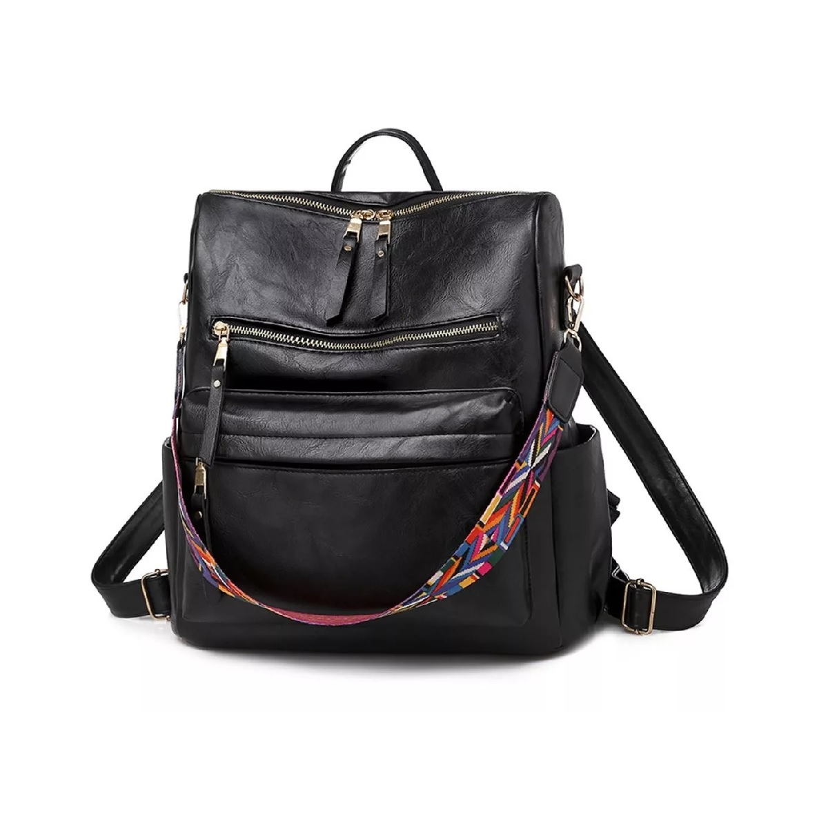 Mochila Bolsa De Hombro Impermeable Negro