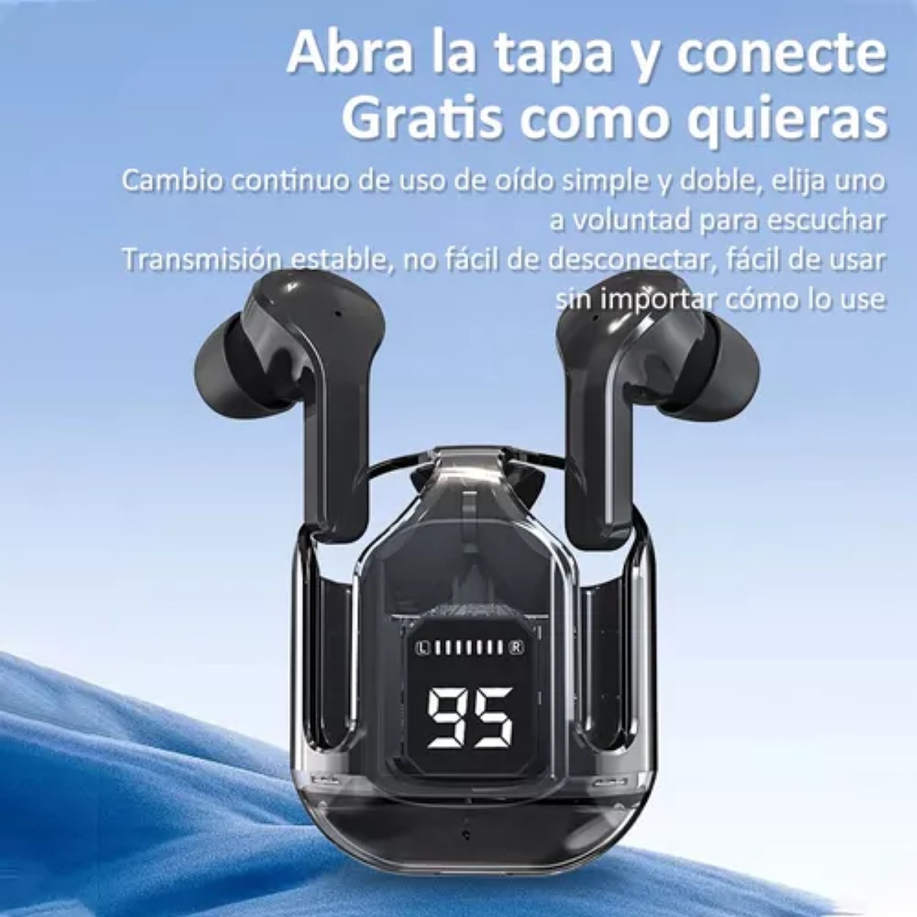 Audifonos Inalámbricos Pantalla Digital Reducción Ruido Ipx4