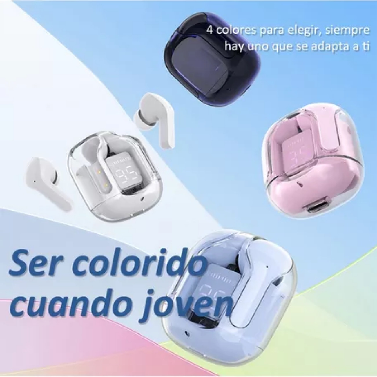 Audifonos Inalámbricos Pantalla Digital Reducción Ruido Ipx4