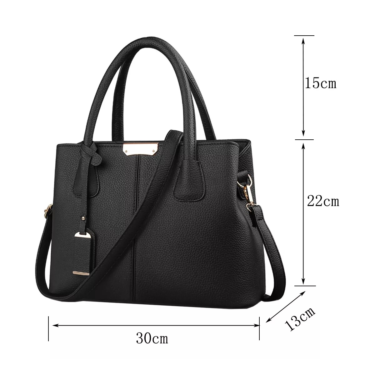 Bolsa Tote Bag Casual Gran Capacidad Negro.