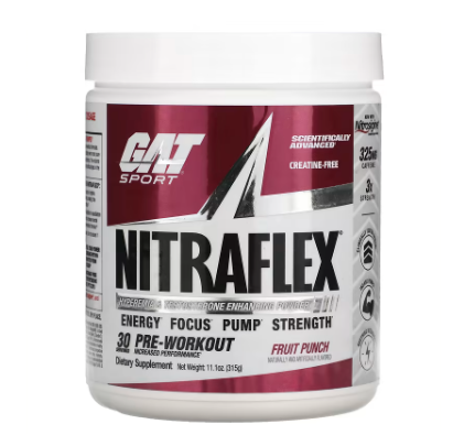 Pre Entreno Nitraflex 30 serv GAT.