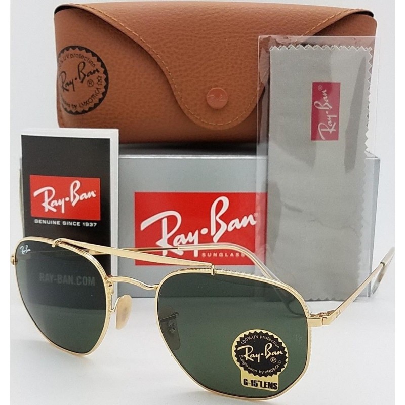 Lentes de sol Ray Ban Rb3648 001 The Marshall G-15 Dorado
