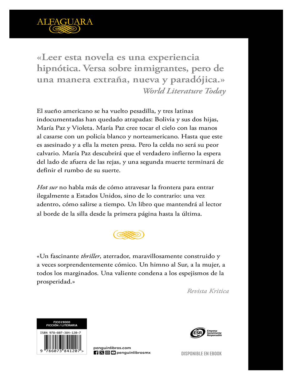 Libro Hot sur Autor Laura Restrepo .